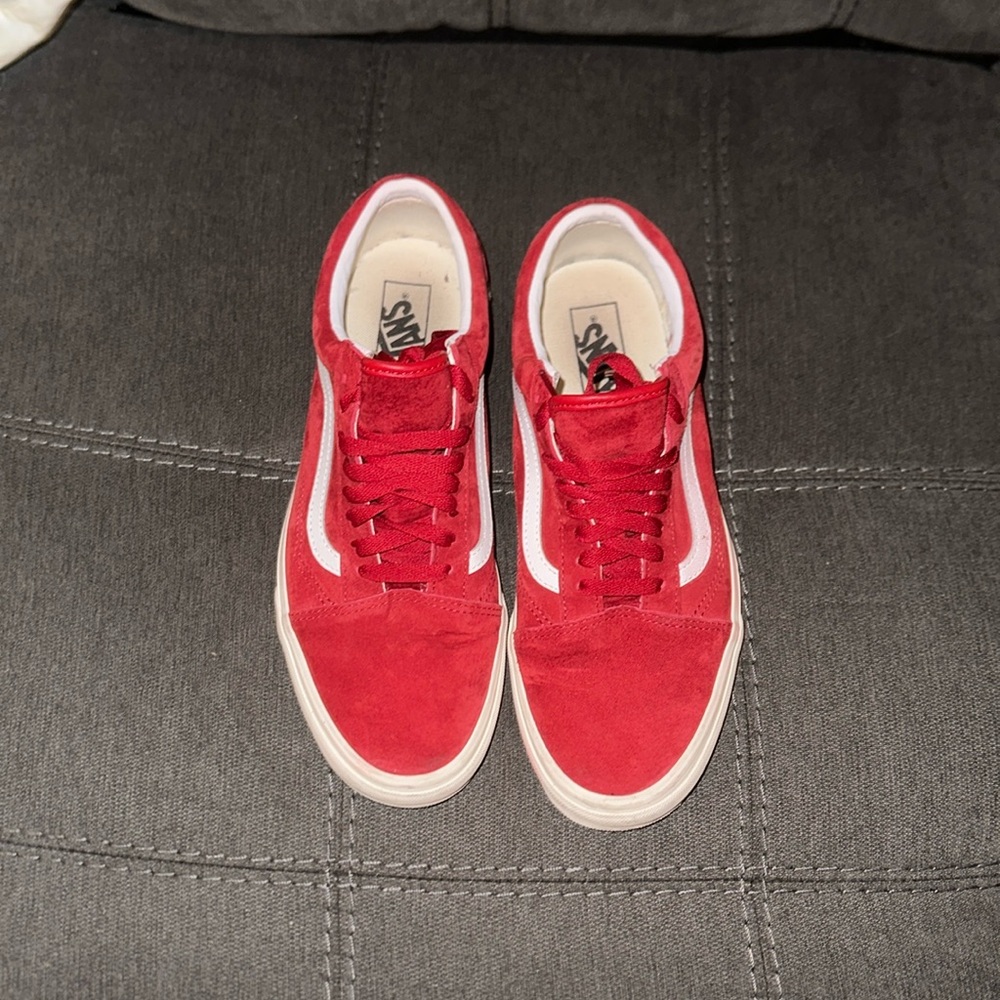 Red Vans Size 10.5 Mens